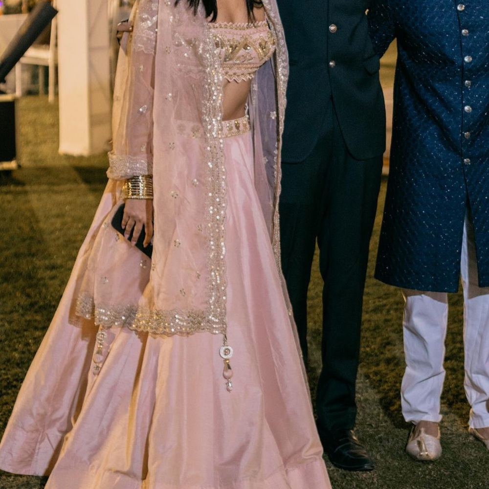 CUSTOM MADE PINK LEHENGA